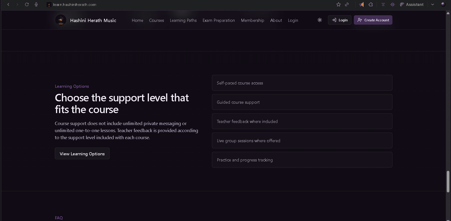 Learn Hashini Herath interior-page screenshot screenshot